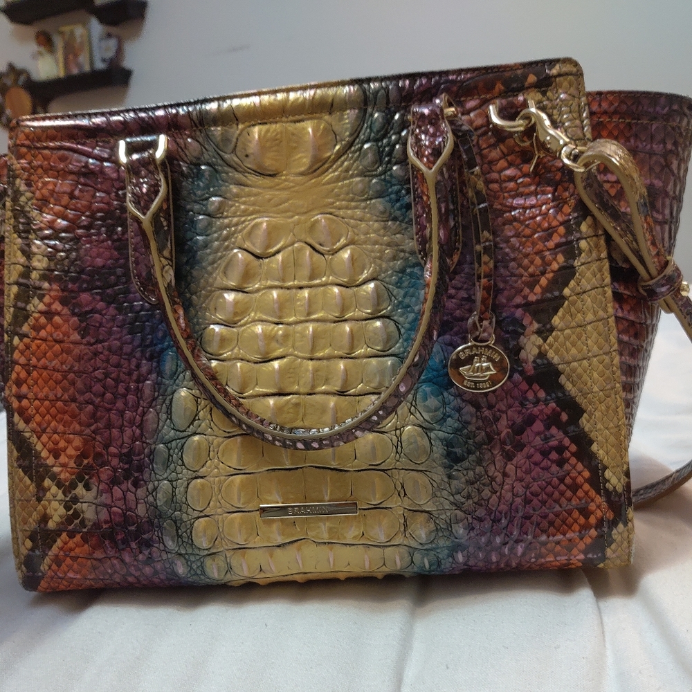 Brahmin Aubree Reptilian Ombre